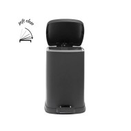 Κάδος με πεντάλ για Soft Close χωρητικότητας 7lt σε ανθρακί χρώμα Κάδος με πεντάλ για Soft Close χωρητικότητας 7lt σε ανθρακί χρώμα