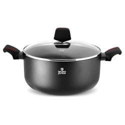 Κατσαρόλα Granit Premium BRUNO με αντικολλητική επίστρωση διαμέτρου 24cm