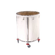 Καρότσι για τα άπλυτα στρογγυλό διαστάσεων 60x83cm