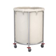 Καρότσι για τα άπλυτα στρογγυλό διαστάσεων 60x83cm