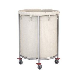 Καρότσι για τα άπλυτα στρογγυλό διαστάσεων 60x83cm