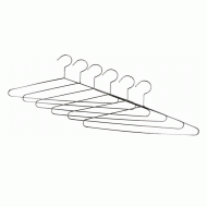 Κρεμάστρες μεταλλικές σε σετ 6 τεμαχίων