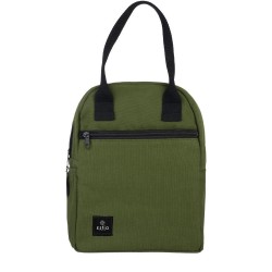 Τσάντα φαγητού Save the Aegean ισοθερμική χωρητικότητας 7lt Forest spirit με πρακτική θήκη για αξεσουάρ με φερμουάρ 