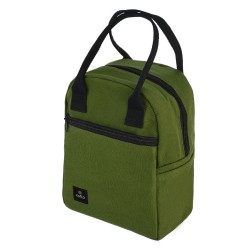 Τσάντα φαγητού Save the Aegean ισοθερμική χωρητικότητας 7lt Forest spirit με πρακτική θήκη για αξεσουάρ με φερμουάρ 