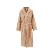 Μπουρνούζι σε μπεζ χρώμα Fresh 450gsm 100%cotton με κουκούλα νούμερο 2XL Μπουρνούζι σε μπεζ χρώμα Fresh 450gsm 100%cotton με κουκούλα νούμερο 2XL