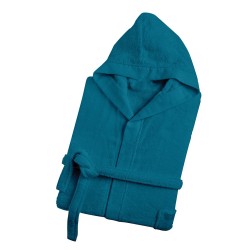 Μπουρνούζι Fresh 450gsm 100%cotton με κουκούλα σε emerald χρώμα νούμερο XXL