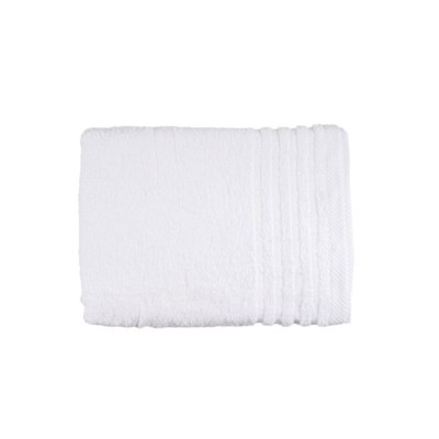 Πετσέτα πενιέ προσώπου Olympus 550 gsm 100% cotton σε λευκό χρώμα διαστάσεων 50x90cm