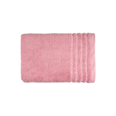 Πετσέτα πενιέ προσώπου Olympus 550 gsm 100% cotton σε ροζ χρώμα διαστάσεων 50x90cm