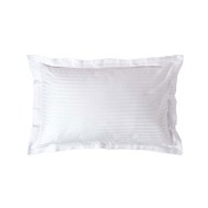Μαξιλαροθήκη Oxford λευκή με ρίγα διαστάσεων 50x70cm 240TC CVC Ελληνικής κατασκευής Μαξιλαροθήκη Oxford λευκή με ρίγα διαστάσεων 50x70cm 240TC CVC Ελληνικής κατασκευής