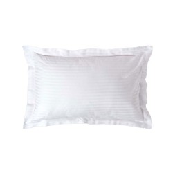 Μαξιλαροθήκη Oxford λευκή με ρίγα διαστάσεων 50x70cm 240TC CVC Ελληνικής κατασκευής Μαξιλαροθήκη Oxford λευκή με ρίγα διαστάσεων 50x70cm 240TC CVC Ελληνικής κατασκευής