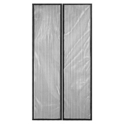 Σίτα πόρτας μαγνητική διαστάσεων 1,20x2,20m GRASHER σε μαύρο χρώμα