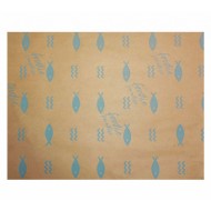 Σουπλά kraft με σχέδιο ψαράκια 45gr διαστάσεων 30x40cm 3000 τεμάχια