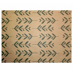 Σουπλά kraft με σχέδιο κλαδιά ελιάς 45gr διαστάσεων 30x40cm 3000 τεμάχια