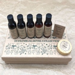 Οικολογική κασετίνα για Hotel Amenities (κενές θήκες χωρίς προϊόντα)