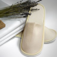 Παντόφλες επισκέπτη διπλές πετσετέ σε χρώμα μπεζ με 5mm σόλα 250 ζεύγη