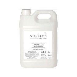 Σαμπουάν και αφρόλουτρο Aesthesis δοχείο 5kg για όλους τους τύπους μαλλιών και δέρματος Σαμπουάν και αφρόλουτρο Aesthesis δοχείο 5kg για όλους τους τύπους μαλλιών και δέρματος