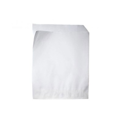 Χαρτοσακούλα βεζετάλ γωνία σε λευκό χρώμα διαστάσεων 13.5Χ19cm