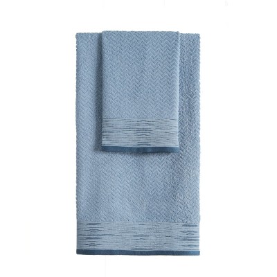 Πετσέτα προσώπου Art 3234 500gsm διαστάσεων 50x90cm σε χρώμα γαλάζιο 