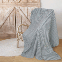 Ριχτάρι Matcho 80%cotton – 20% polyester διαστάσεων 180x250cm σε χρώμα γκρι