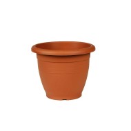 Γλάστρα στρόγγυλη 240 χωρητικότητας 8,7lt διαστάσεων 29x23cm VIOMES σε καφέ χρώμα Γλάστρα στρόγγυλη 240 χωρητικότητας 8,7lt διαστάσεων 29x23cm VIOMES σε καφέ χρώμα