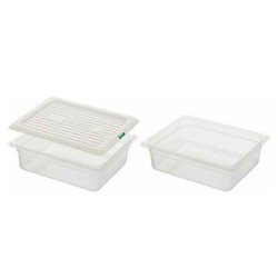 Δοχείο τροφίμων PP Gastronorm πολυπροπυλενίου GN1/2 με βάθος 150mm