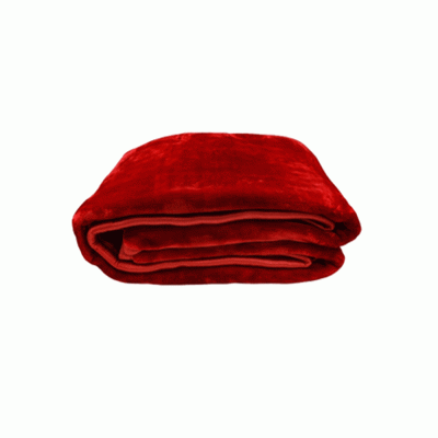 Ακρυλική κουβέρτα βαρέως τύπου Ισπανίας διαστάσεων 160x220cm σε κόκκινο χρώμα