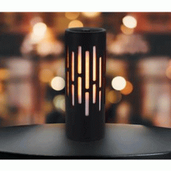 Επιτραπέζιο επαναφορτιζόμενο φωτιστικό LED 2W 3000Κ με 3 σκάλες φωτεινότητας εφέ φλόγας IP44 