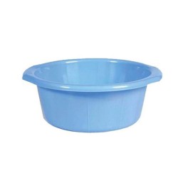 Λεκάνη πλαστική στρόγγυλη VIOMES Ν.66 χωρητικότητας 20lt διαστάσεων Ø49x20,5cm 