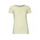 Γυναικείο ριγέ T-shirt με κοντά μανίκια και πλαϊνές ραφές σε νούμερο Medium