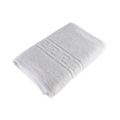 Πετσέτα σε λευκό χρώμα 500gsm μαίανδρος διαστάσεων 70x140cm