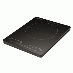 Επαγωγική εστία μονή μαύρη 2000W με οθόνη LED & 8 λειτουργίες μαγειρέματος