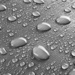 Μουσαμάς - τέντα αδιάβροχος διαστάσεων 5x10m 190gr/m² GRASHER με κρίκους σε χρώμα γκρι