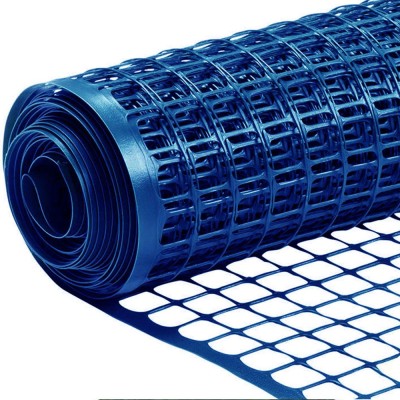 Πλέγμα μπαλκονιού πλαστικό διαστάσεων 1x50m σε ρολό GRASHER 225 gr/m ενισχυμένο σε μπλε χρώμα