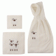 Σετ πετσέτες Game on Art 5103 100% βαμβάκι σε χρώμα εκρού σε πακέτο 2 τεμαχίων