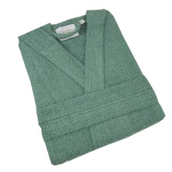 Μπουρνούζι με κουκούλα σε χρώμα Green νούμερο Large