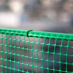 Πλέγμα μπαλκονιού πλαστικό διαστάσεων 1x50m σε ρολό GRASHER 225 gr/m ενισχυμένο σε καφέ χρώμα