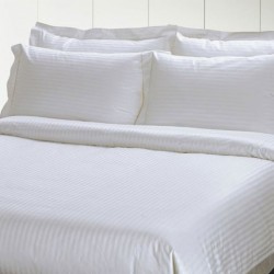 Παπλωματοθήκη μονή με ρίγα CVC 240TC κλωστών διαστάσεων 170x240cm Ελληνικής κατασκευής