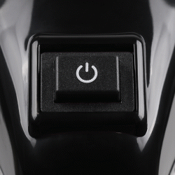 Φραπεδιέρα LIFE MyFrappe INOX 100W σε μαύρο χρώμα με δύο ποτήρια και πλήκτρο push