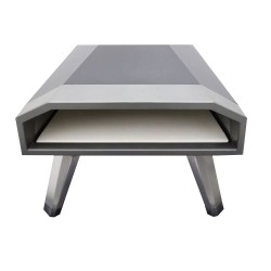 Φούρνος πίτσας υγραερίου AGON TGP-12 διαστάσεων 40x31.4x64,4cm σε γκρι χρώμα