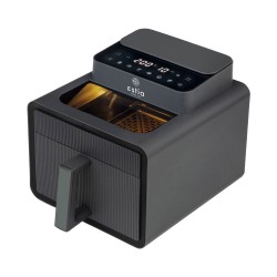 Φριτέζα αέρος Recta Fry 1600w χωρητικότητας 7lt με ψηφιακή οθόνη και 6 προγράμματα σε γκρι χρώμα