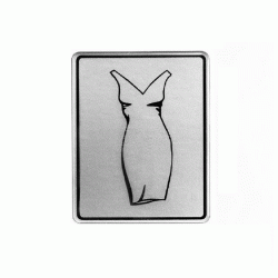 Πινακίδα σμάλτου τουαλέτα γυναικών σε διάσταση 8x10cm Πινακίδα σμάλτου τουαλέτα γυναικών σε διάσταση 8x10cm