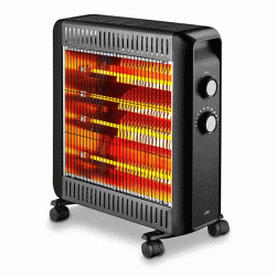 Ηλεκτρική θερμάστρα χαλαζία 2200W LIFE COZY με 4 θερμαντικές λάμπες ιδανική για χώρους έως 30τ.μ.