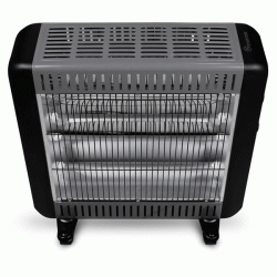 Ηλεκτρική θερμάστρα χαλαζία 2200W LIFE COZY με 4 θερμαντικές λάμπες ιδανική για χώρους έως 30τ.μ.
