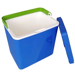 Ψυγείο κάμπινγκ πλαστικό Ιταλίας χωρητικότητας 25lt σε μπλε χρώμα