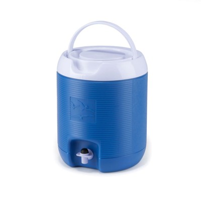 Θερμός νερού πλαστικός με βρυσάκι χωρητικότητας 6lt σε μπλε χρώμα