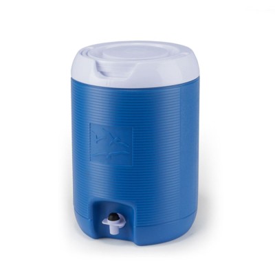 Θερμός νερού πλαστικός με βρυσάκι χωρητικότητας 8lt σε μπλε χρώμα
