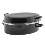 Γάστρα οβάλ σειρά premium με εμαγιέ επίστρωση 38x29cm