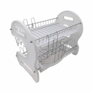 Πιατοθήκη διώροφη inox “IBH”  διαστάσεων 55x26x36cm