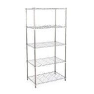 Μεταλλική ραφιέρα διαστάσεων 59x34x150cm με 5 ράφια ανθεκτικής κατασκευής Μεταλλική ραφιέρα διαστάσεων 59x34x150cm με 5 ράφια ανθεκτικής κατασκευής