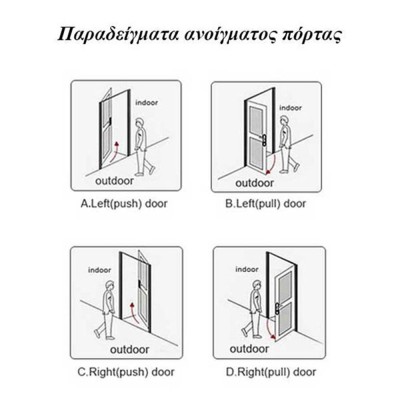 Aδιάβροχη κλειδαριά Orbita RFID E3142B Gold Bluetooth από ανοξείδωτο ατσάλι τεχνολογίας Mifare